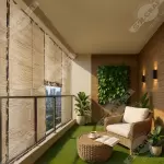 Jangal Print Bamboo Chick Blind – Stylish & Durable Window Covering