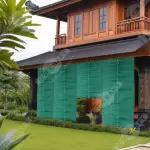 Parrot Green Bamboo Chick Blind – Stylish & Durable Window Covering