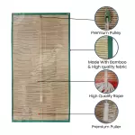 Parrot Green Bamboo Chick Blind – Stylish & Durable Window Covering