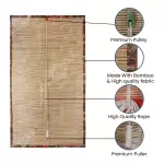 Patta Print Bamboo Chick Blind – Stylish & Durable Window Covering