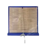 Royal Blue Bamboo Chick Blind – Stylish & Durable Window Covering
